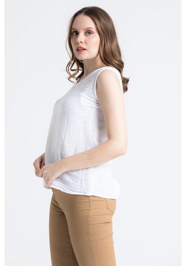 Kolsuz Müslin Melis Bluz Beyaz Byz-beyaz Beyaz