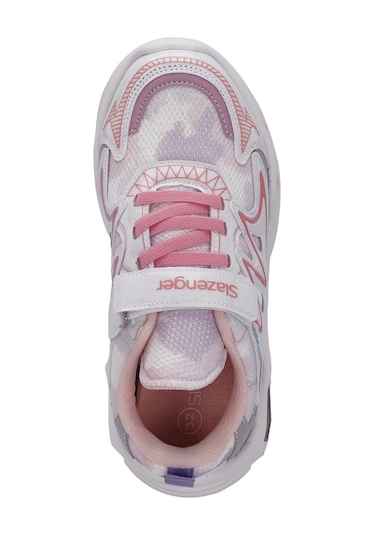 Slazenger KYRIE Çocuk Cırt Cırtlı Beyaz / Pembe Günlük Spor Ayakkabısı