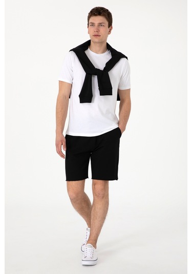 U.s. Polo Assn. Erkek Siyah Şort Örme 50307289-vr046 Siyah