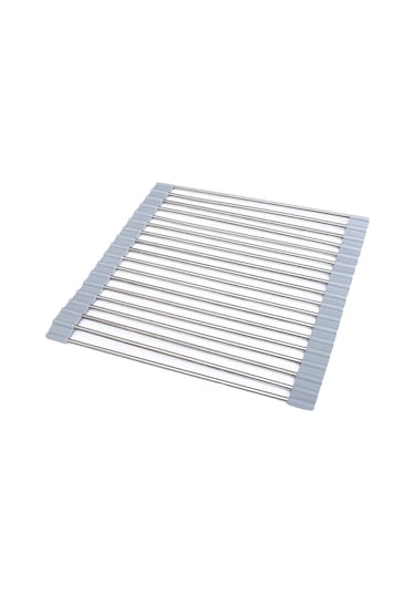 Sones Katlanır Su Filtreleri Mutfak Rafı Lavabo Kase Çubuk Filtreler, Stil: Paslanmaz Çelik 33x33.5cm Diğer