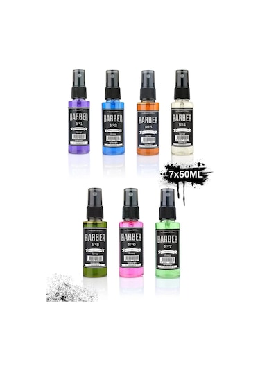 Marmara Barber 7'li Mix Set Edc Sprey Kolonya 50 Ml