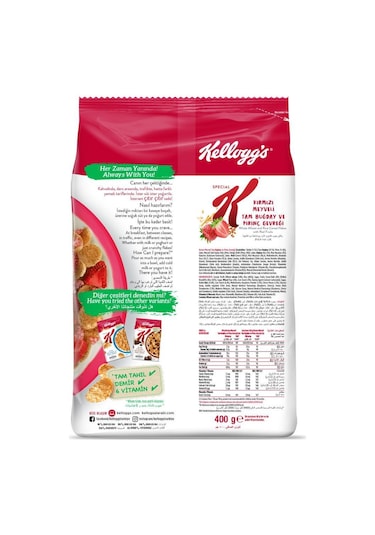 Kellogg's Special K Kırmızı Meyveli Pirinç Gevreği 400 G