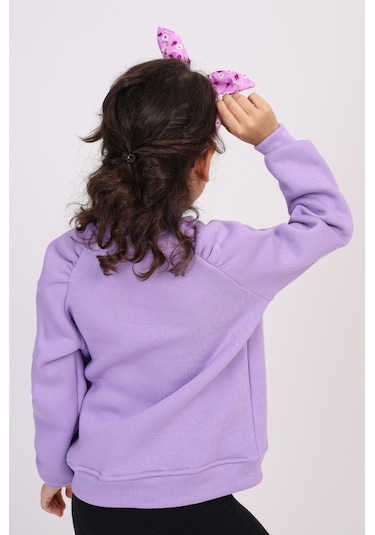 Toontoy Kız Çocuk Sweatshirt Lila