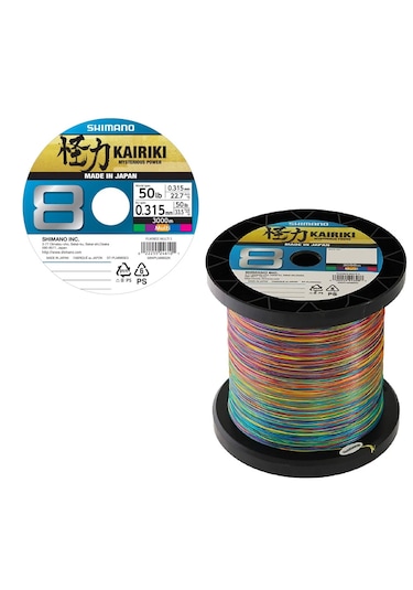 Shimano Kairiki 8x 3000 Mt 0.315mm İp Misina Multi Color