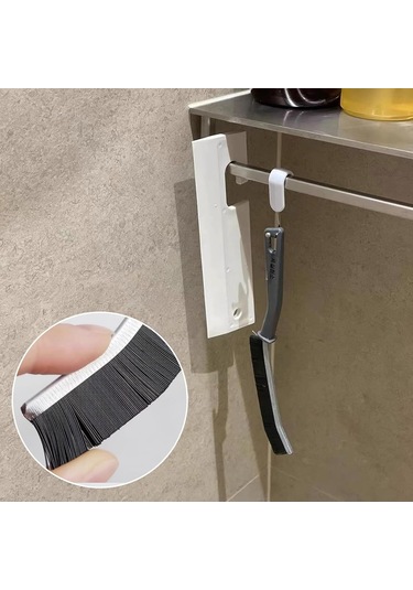 4 Adet Boşluk Temizleme Fırçası, Çok Fonksiyonlu Aralık Boşluğu Ekru