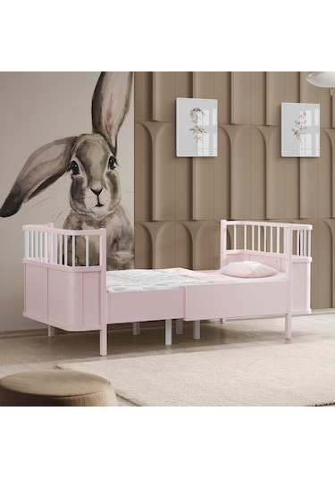 Siesta Büyüyen Beşik 90x130, Siesta Karyola 90x190 - Pembe