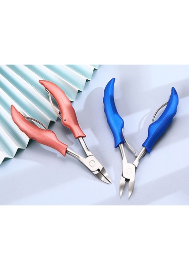 Reedark Stainless Steel Ingrown Toenail Clipper - Thick Nails, Rose Gold, Practical Nail Care Tool