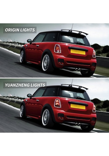 Autogp Mini Cooper R56 Stop Lambası Ledli British Flag 2008 / 2014 Kırmızı