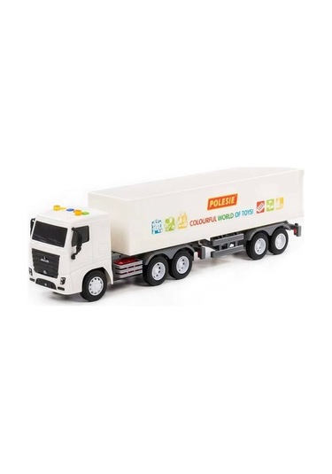 Polesie City-2 Sürtmeli Tır Işıklı Ve Sesli Beyaz Kabin Kutuda 96401