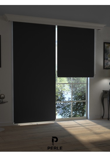 Siyah Blackout Stor Perde Tam Karartma Yüksek Kalite Superblackout Siyah