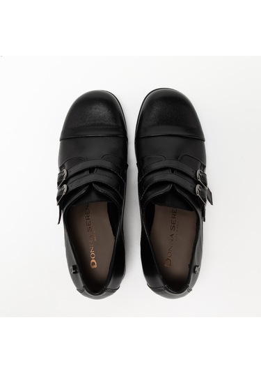 Nappa Pelle Nero Oxford Klasik Kadın 1n5791dm Donna Serena 5791dm Nap Pel Ne/lız Ner Siyah