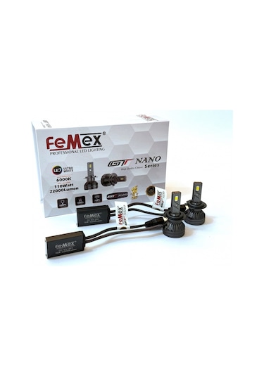 H7 Led Xenon Led Headlight Femex Gt Nano Csp Lextar