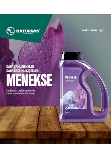 Naturwin Garden Menekşe Bitki Besini Vitamin 600 ML