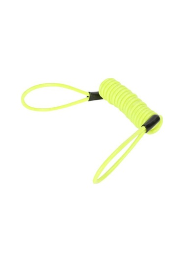 Sarı Disk Fren Kilidi Hatırlatma Kablosu 120cm Geri Çekilebilir Çelik Tel Parlak Renkli Motos Dağ Bisikleti Kilit & Alarm 56815632