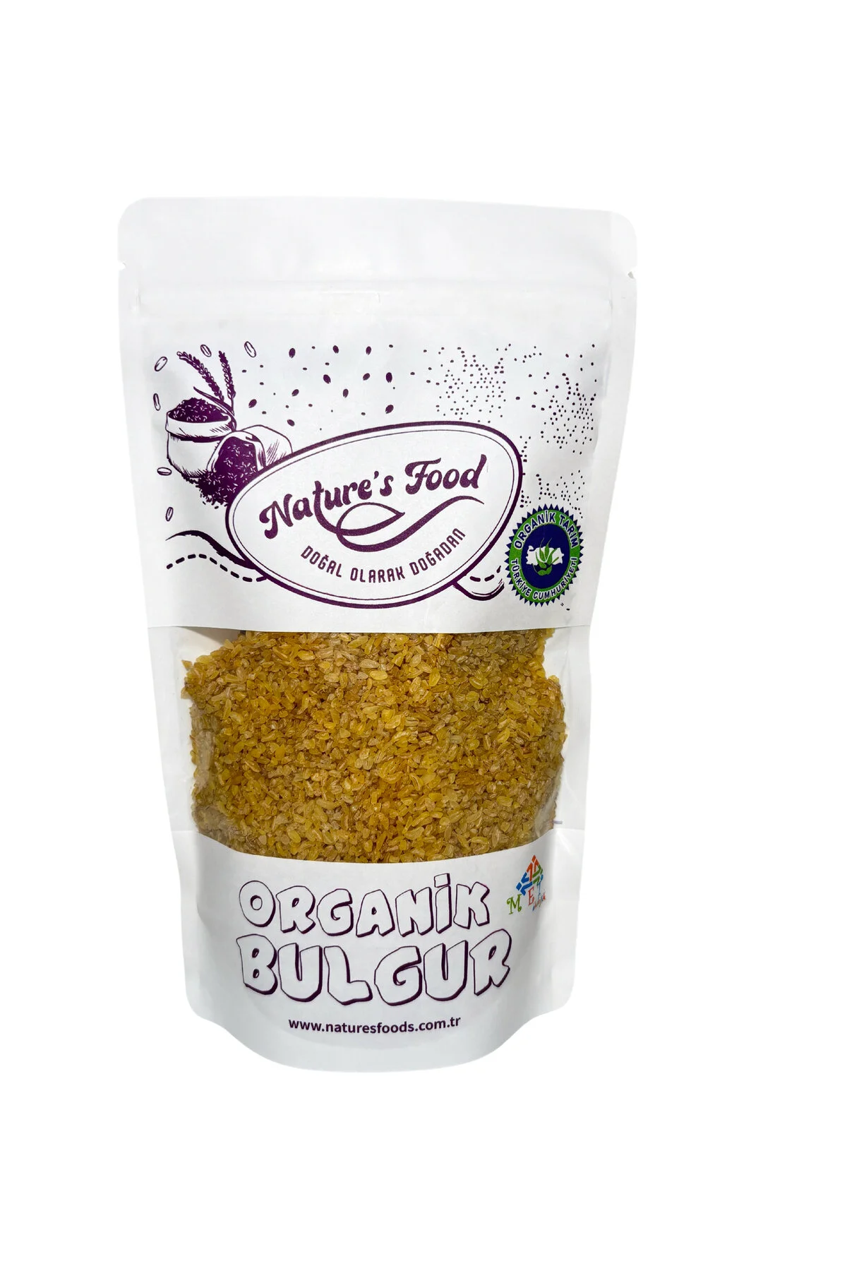Organik Sertifikalı Bulgur 500gr Pestisit Analizli Organik Sertifikalı
