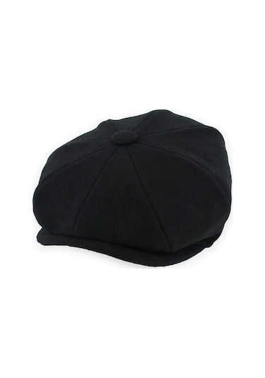 Superstorm Erkek Yün Newsboy Kasket Ingiliz Flat Cap Şapka