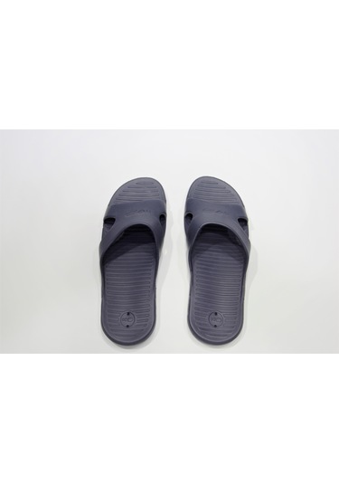 Erkek Havuz Terliği - Kaymaz Taban Koyu Gri Nabaiji Meridyendukkan Gri