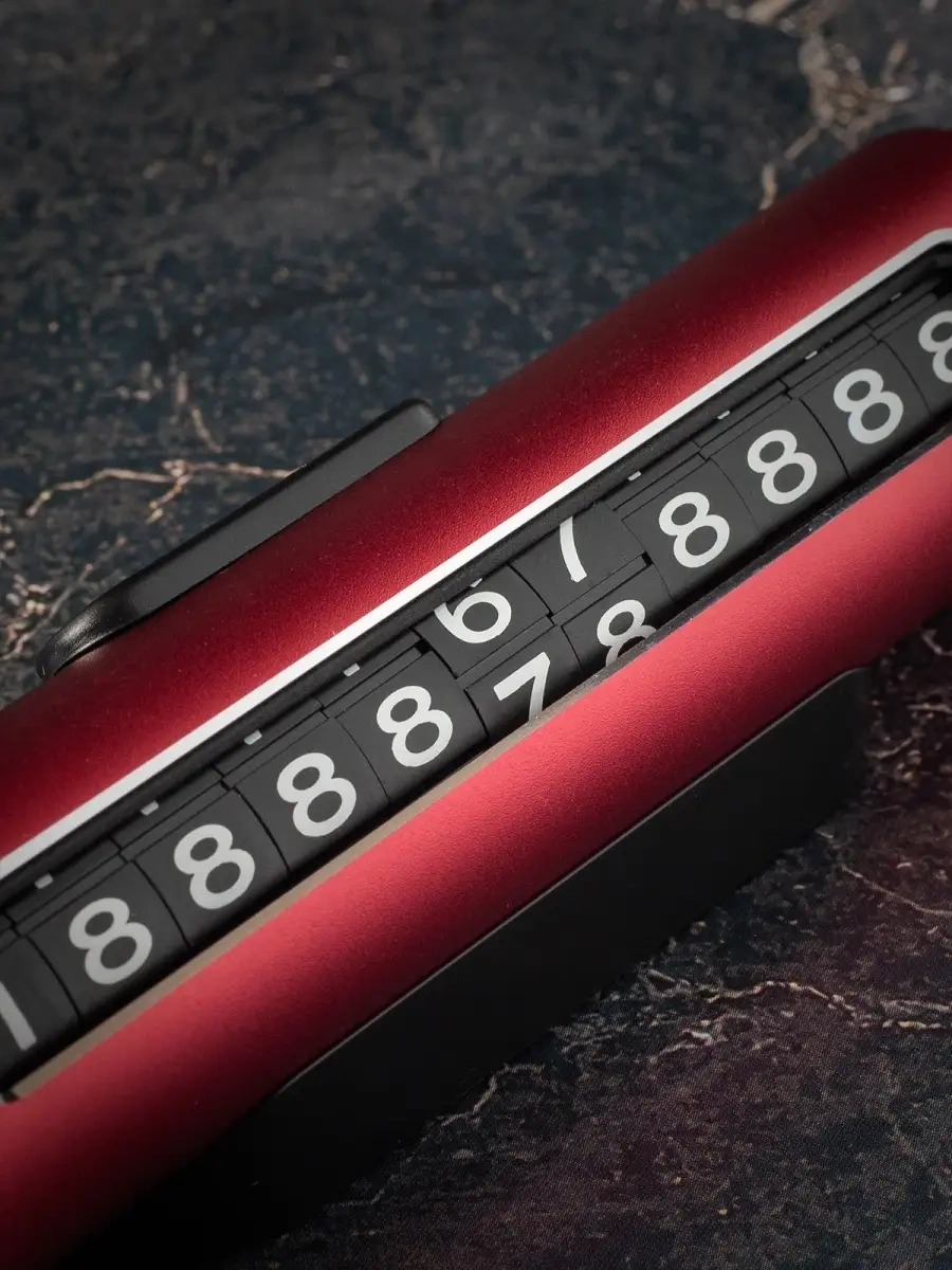 Autosend Araç İçin Telefon Numaralı Park Kartviziti 76457105 Kırmızı