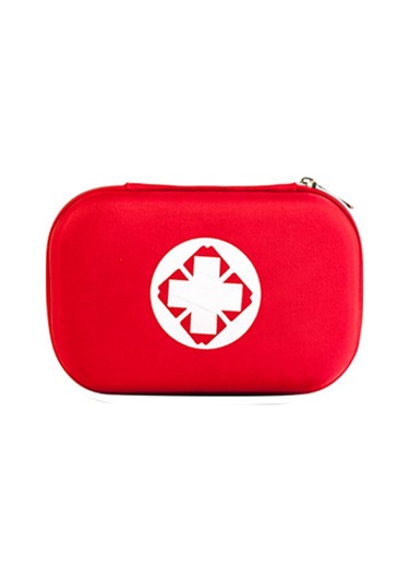 Sones 43'ü 1 Arada Eva Taşınabilir Araba Ev Açık Hava Acil Durum Malzemeleri Kiti Hayatta Kalma Kurtarma Kutusu Kırmızı