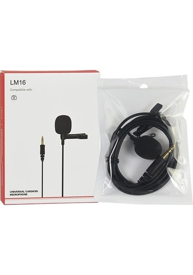 Didadodo Bosphorusboutique Siyah Rode Mikrofonu Kamera İçin Kablosuz, 1.5m Profesyonel Ses Kayıt Kamera Dostu