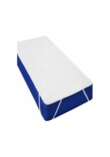 Bebesi Yatak Koruyucu Çarşaf Alez 70x110 Cm Pamuk Yüzeyli Beyaz