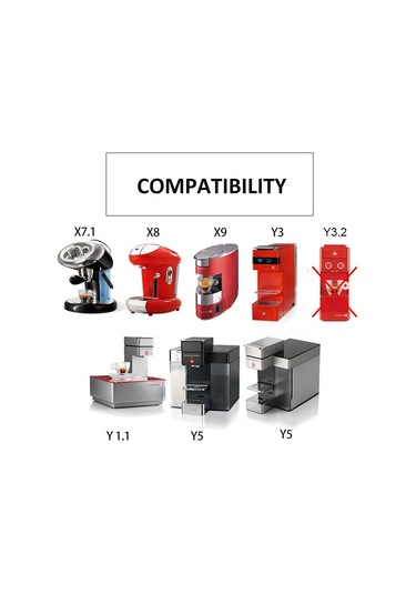 Şeffaf Ve Kırmızı Doldurulabilir Kapsül Kahve Fincanları Uyumlu Illy Makineleri Dolum Kahve Filtresi