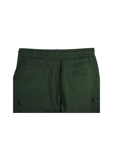 Kargo Cepli 100 Kilo-180 Kilo Arası Için Uygun Erkek Büyük Beden Gabardin Pantolon Yeşil