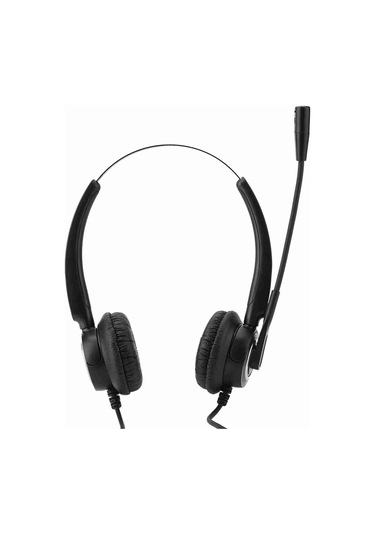 Moveevo H500d-rj9 Profesyonel Konuşma Kulaklığı - Gürültü Engelleme Mikrofonlu, Ses Kontrolü Ve Uzun Süre Kullanim İçin Ergonomik Tasarım H500d-rj9