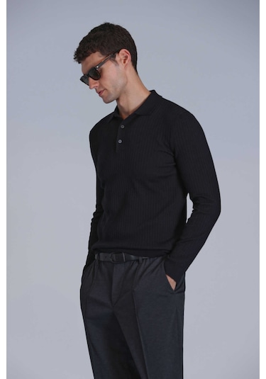 Lufian Erkek Aden Kazak 112090127 Siyah Siyah