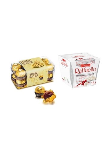 Ferrero Rocher Fındıklı Çikolata 200 G + Raffaello 150 G