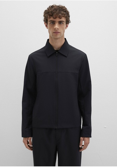 Mavi - Siyah Spor Ceket 0110726-71379 Siyah