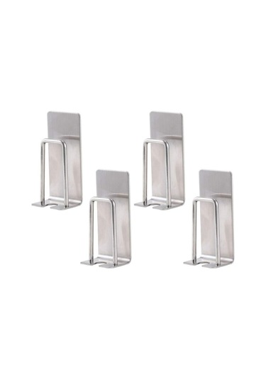 Paslanmaz Çelik Diş Fırçası Tutucu Duvara Monte Diş Fırçası Tutucu Bardaklar Kupalar Su Geçirmez Kendinden Yapışkanlı Delme Gerektirmeyen Banyo Diş Fırçası Tutucu Diğer