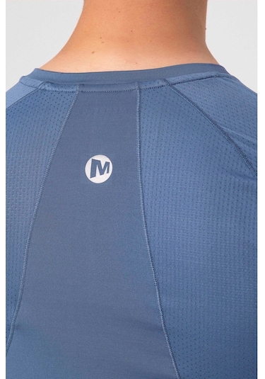 Merrell Erk Captaın's Blue Koşu T-shırt M3tıll Mavi