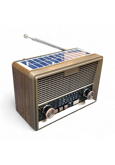 Royaltrend RT-567 Mini Solar Güneş Panelli Nostalji Radyo