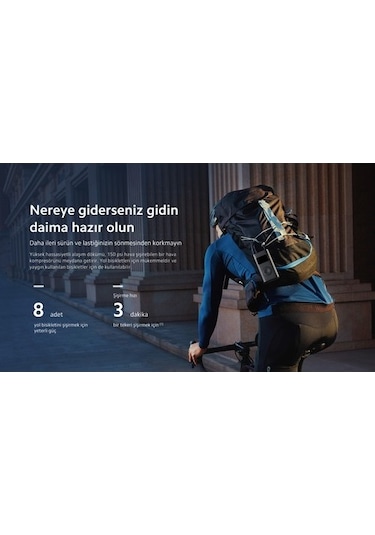 Xiaomi Mi Taşınabilir Şarjlı Kompresör Lastik Hava Pompası