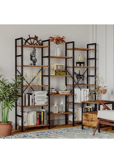Halevia Metal Ahşap Maxi Kitaplık.