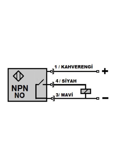 Mefa Mm-s12h-na ,m12/2mm Npn-no M12-4p Manyetik Sensör