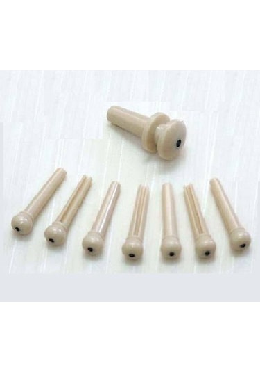 Planetwaves Pwps12 Endpin Set Beyaz 7 Köprü Pimi 1 Askı Pimi