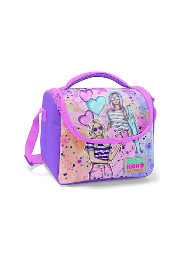 Coral High Pembe Mor Fashion Girl Isı Yalıtımlı Beslenme Çantası - Kız Çocuk