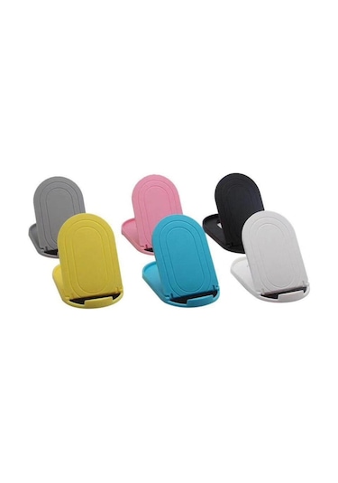 Juo Katlanır Masaüstü Telefon Tutucu Stand Mor