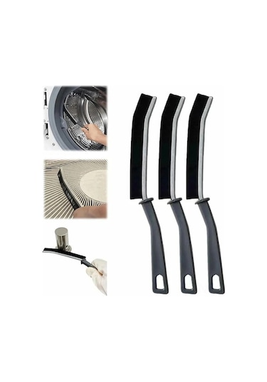 Geeroyoo 3'ü 1 Arada Derz Fırçası Seti - Banyo Ve Mutfak İçin Dayanıklı Sert Kıllı Temizlik Fırçaları 9.25 İnç Diğer