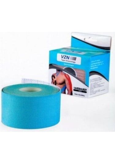 Vzn Kinesio Ağrı Bandı 5 CM x 5 M Mavi