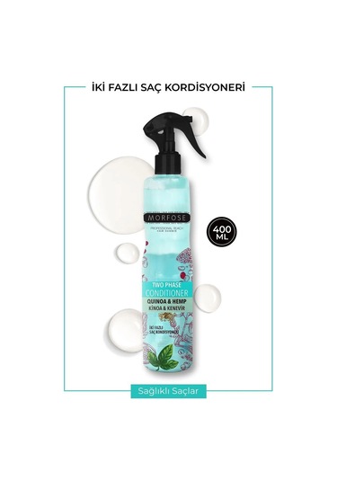 Çift Fazlı Kinoa & Kenevir Kondisyoner Fön Suyu 400 Ml - Mrfs