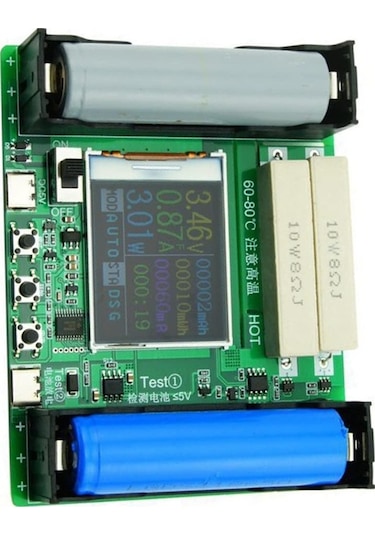 Maoyaya Herklotzn 18650 Lityum Pil Modülü, Dahili Direnç Ölçer