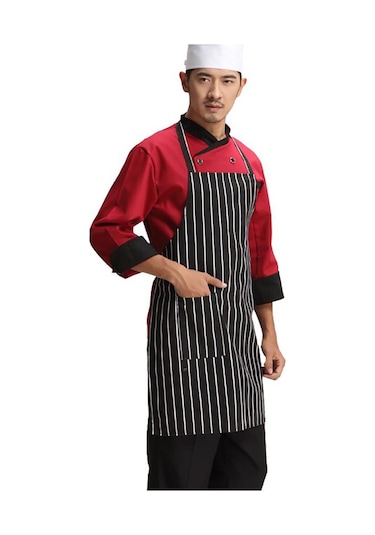 Mutfak Önlüğü Ev Yağ Geçirmez Kahve Şefi El Silin Önlük Büyük Cep Kadın Pişirme Barbekü Aksesuarları 04