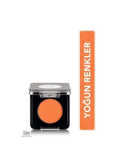 Flormar Mono Yüksek Pigmentli & Mat Bitişli Kompakt Göz Farı 026 Orange Juice