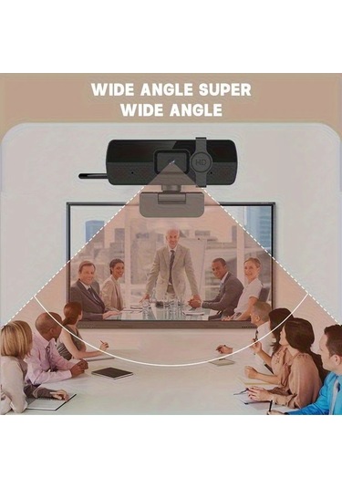 Xuweiwei Black- Hotu Usb Web Kamera Otomatik Odaklama 4k Video 360 Derece Döner Taban Pc Laptop Uyumlu