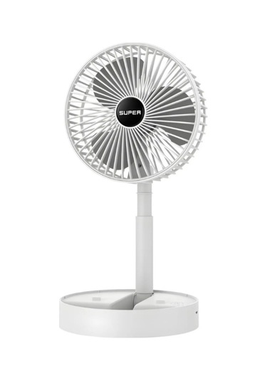 Kablosuz Masaüstü Fan Sarjlı Katlanabilir Telescopic Sessiz Telefon Standlı Zarif Ergonomik Tasarım