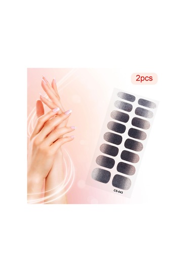 Dolıty 2 Adet Tırnak Çıkartmaları Tırnaklar Üzerinde Stil-c