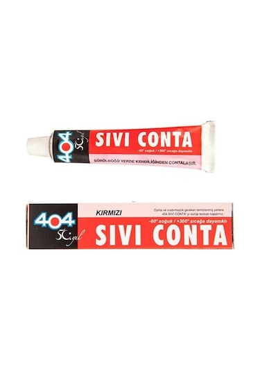 404 Sıvı Conta Kırmızı Renk 45 Grm +300°C